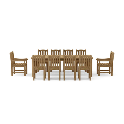 11-PC CHELSEA RECTANGULAR DINING TABLE SET