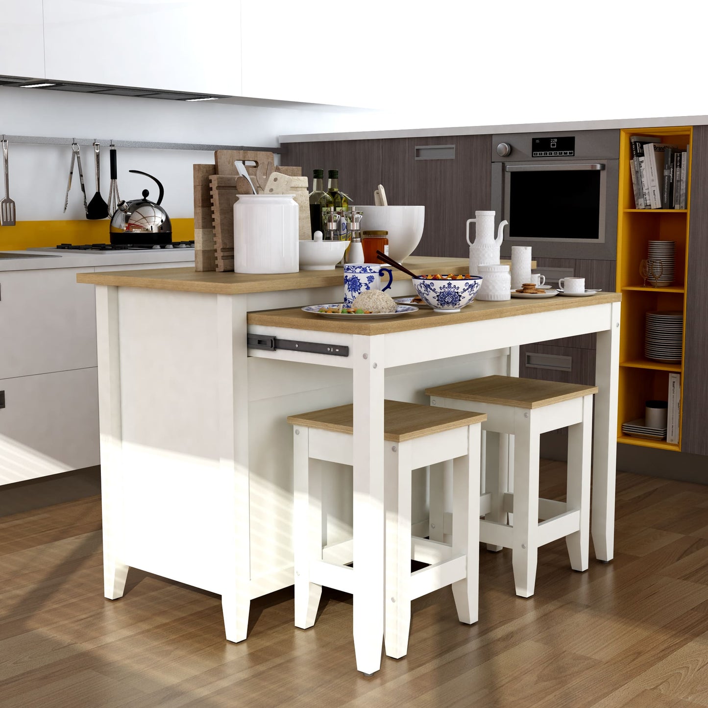 DELPHI 53″ KITCHEN ISLAND CABINET