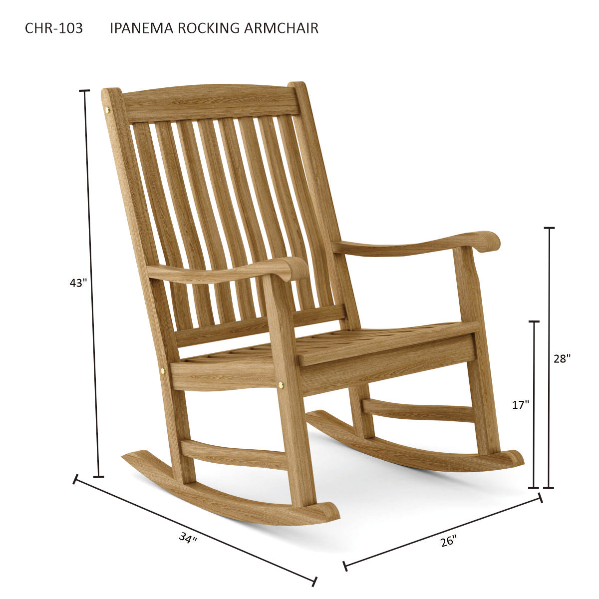 IPANEMA ROCKING ARMCHAIR