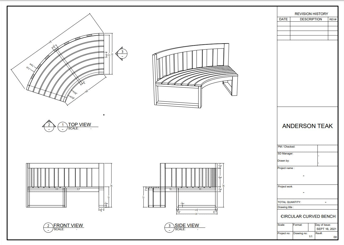 CIRCULAR MODULAR DEEP SEATING