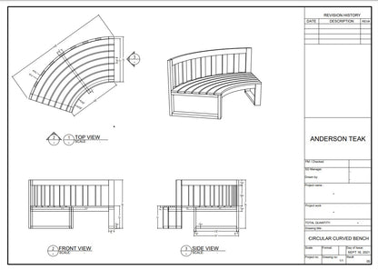 CIRCULAR MODULAR DEEP SEATING