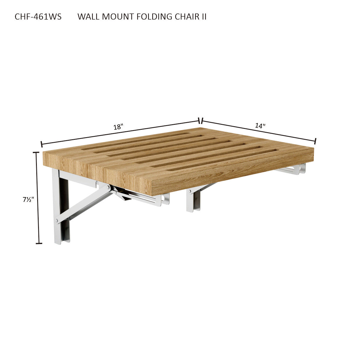 WALL MOUNT FOLDING CHAIR II