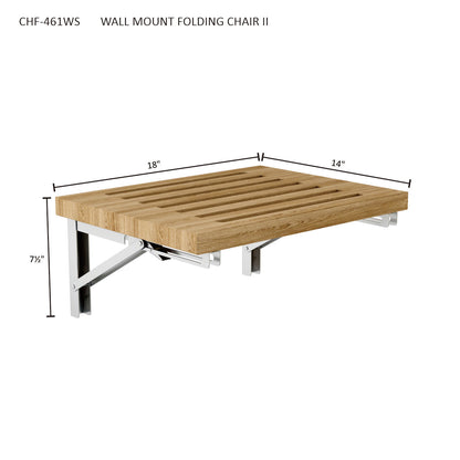 WALL MOUNT FOLDING CHAIR II