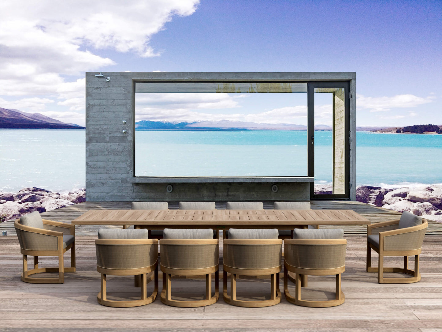 11-PC CATANIA DINING SET