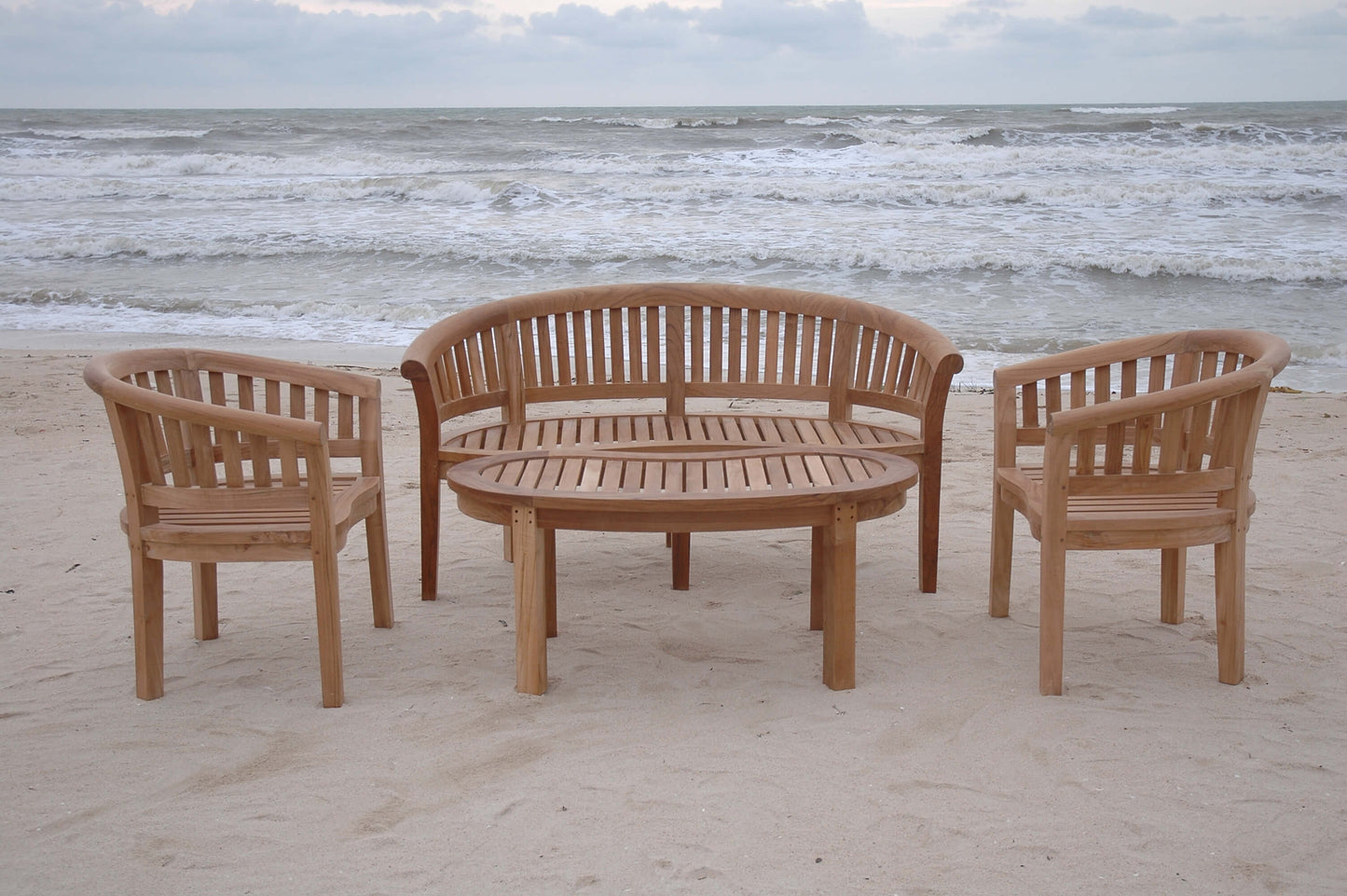 CURVE 3-SEATER EXTRA THICK BENCH