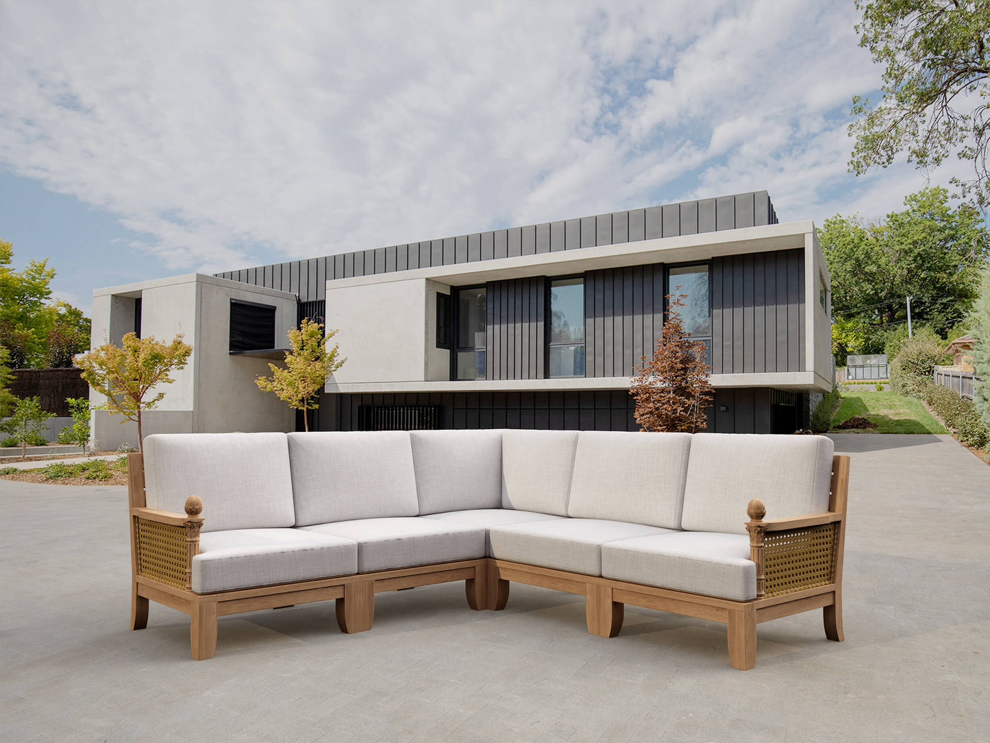 REPLACEMENT CUSHION SET-66 LUXE MODULAR DEEP SEATING SET